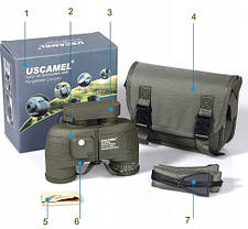 Бінокль Uscamel UW004B 10 x 50 mm з далекоміром, фото 3