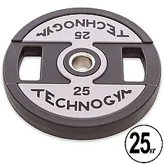 Диск обгумований 25 кг на гриф 50 мм TECHNOGYM TG-1837-25
