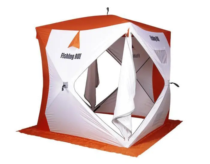 Намет для зимової риболовлі "Fishing ROI" Cyclone-2 Куб (180*180*205см) white-orange