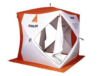 Намет для зимової риболовлі "Fishing ROI" Cyclone-2 Куб (180*180*205см) white-orange