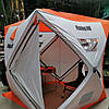 Намет для зимової риболовлі "Fishing ROI" Cyclone-2 Куб (180*180*205см) white-orange, фото 5