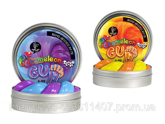 Жвачка для рук "Chameleon Gum", фиолетовый, рус., в банке 7*3см (12шт ...