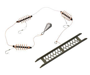 Готова оснастка Просто снасті Снасть на карася 3 пружини 20 г