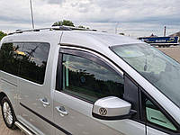 Ветровики с хромом Niken на авто Volkswagen Caddy 2004-2010 Дефлекторы боковых окон для Фольксваген Кадди