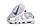 Nike Uptempo Білі Кросівки Nike Air More Uptempo 96 White Silver, фото 7