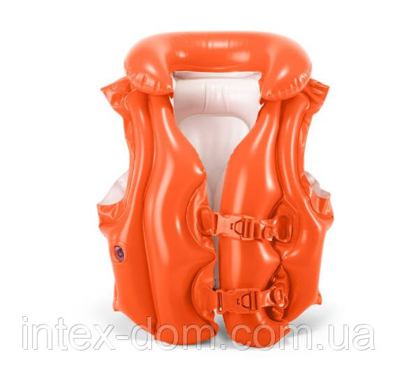 Надувний дитячий жилет Intex 58671 "Deluxe" (50х47 см, 3-6 років)