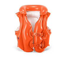 Надувний дитячий жилет Intex 58671 "Deluxe" (50х47 см, 3-6 років)