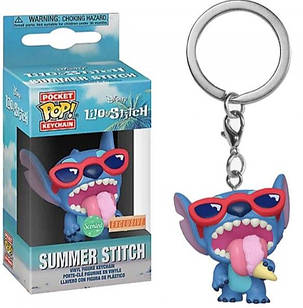 Фігурка брелок Funko Pop Ліло та Стіч Lilo and Stitch SUMMER Stitch  4 см