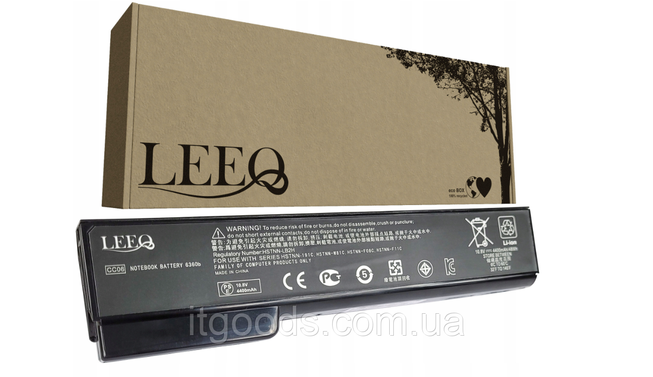Акумулятор для ноутбука 56Wh HSTNN-CB2F для HP ProBook 6460b 6465b EliteBook 8460W 8560P HSTNN-CB2G HSTNN-F08