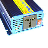 Перетворювач напруги 12V на 220V 1000W Blue потужний автомобільний інвертор Power Inverter, фото 4