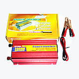 Перетворювач напруги 12V на 220V 2000W Red потужний автомобільний інвертор Power Inverter, фото 7