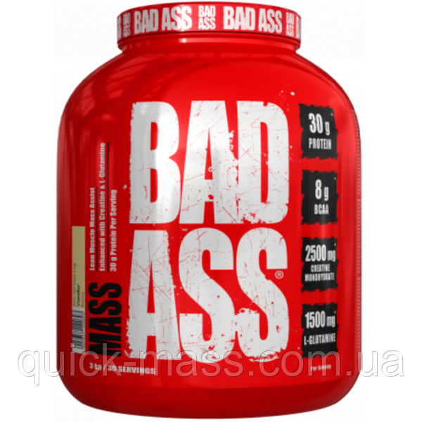 Гейнер з креатином BAD ASS Mass 3kg