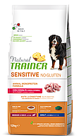 Natural Trainer Dog Sensitive No Gluten Medium/Maxi Adult Rabbit Корм для собак середніх і великих порід 12 кг