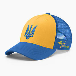 Кепка з сіткою з тризубом стилізованим