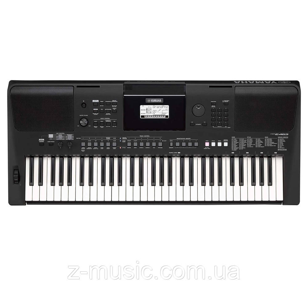 Синтезатор Yamaha PSR-E463 + пюпітр, блок живлення, фото 1