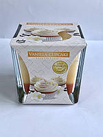 Свеча ароматизированная Ванильное пирожное Bispol VANILLA CUPCAKE 170g