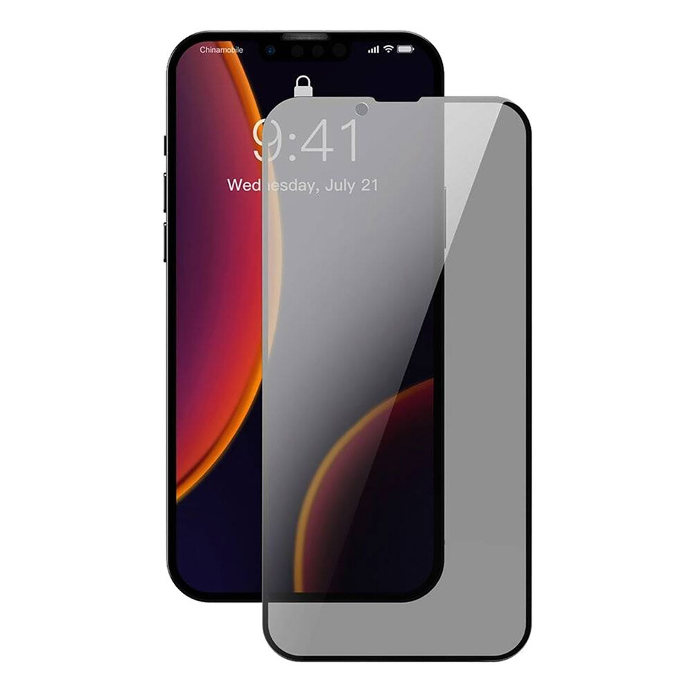 Захисне скло Privacy (Антишпигун) iPhone 13 Mini Чорне, фото 1