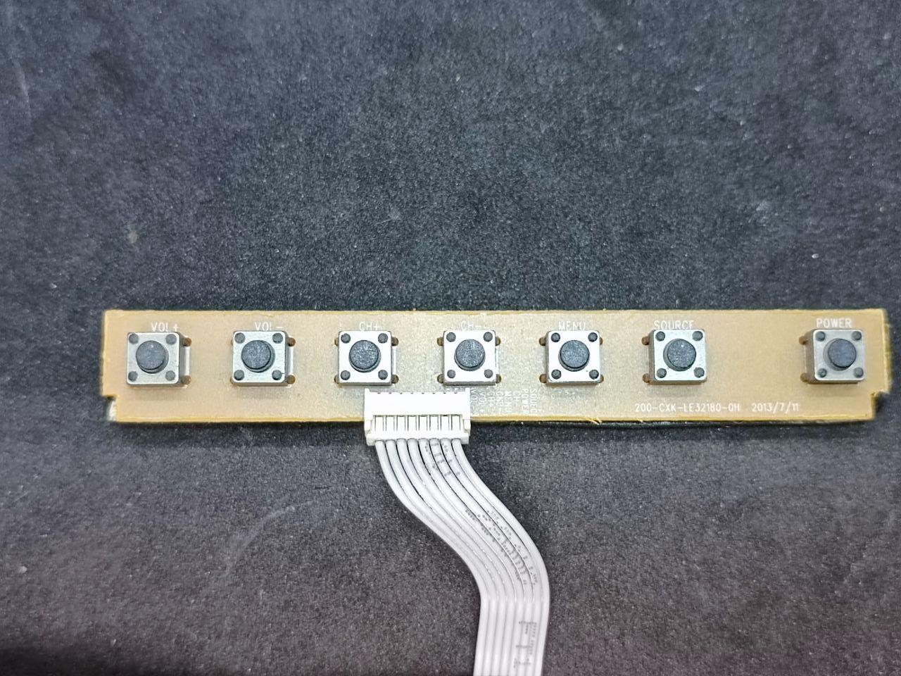 Кнопки керування 200-CKX-LE32180-0H, IR 200-GJR-LE32280-0H для телевізора BRAVIS LED-4028