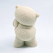 Силіконовий молд 3д Ведмедик із подарунком, фото 3