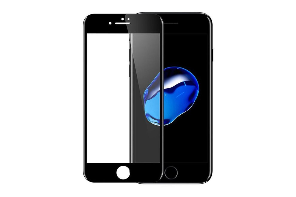 Захисне скло Lux iPhone 7/8/SE (2020/2022) Чорне
