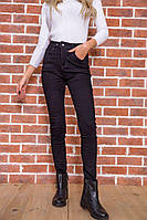 Стрейчевые женские джинсы, черного цвета, размер 25 FA_000728
