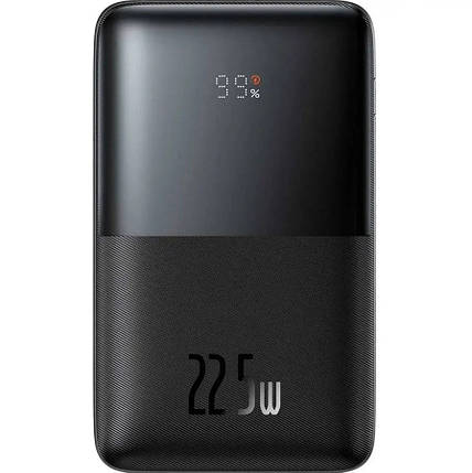 Зовнішній акумулятор Baseus Power Bank 20000mAh Bipow Pro Digital Display PD 22.5W Black (PPBD040301), фото 1