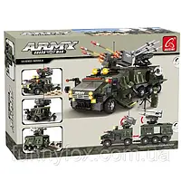 Конструктор AUSINI 22704  "Військова техніка", 822 деталі, у коробці