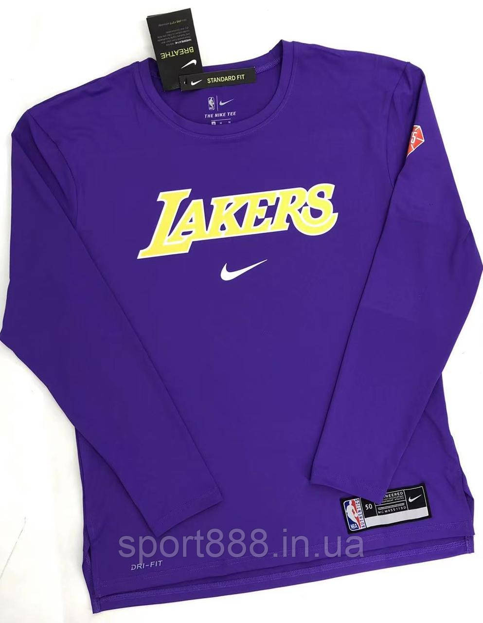 Лонгслів тренувальний Лос dorse Лейкерс Nike Los Angeles Lakers 75 TH