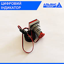Цифровий індикатор AD101-22VAMS 60-500V. 0-100A (червоний), фото 2
