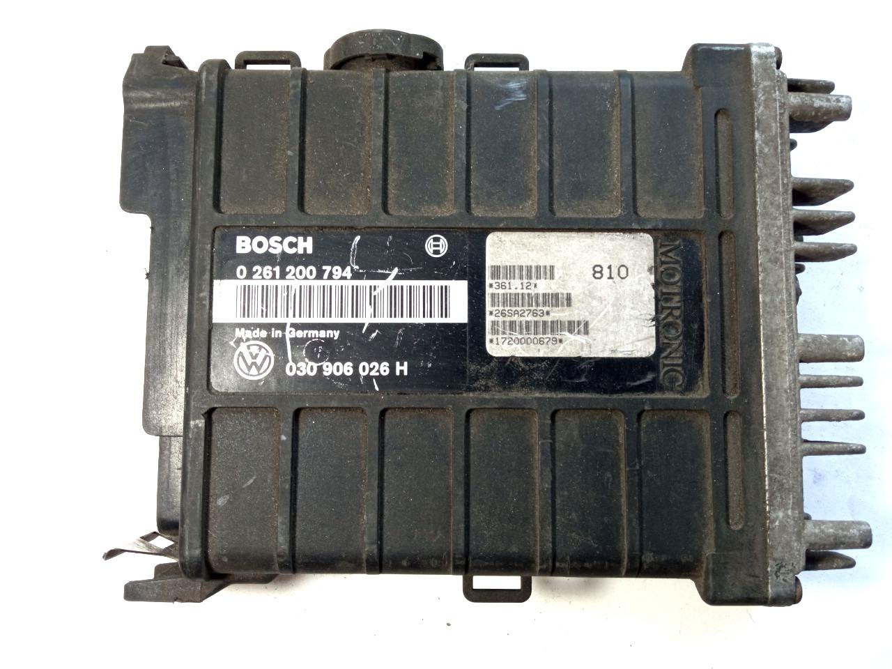 Електронний блок керування Volkswagen 0261200794 / 030906026H / 0 261 200 794, фото 1