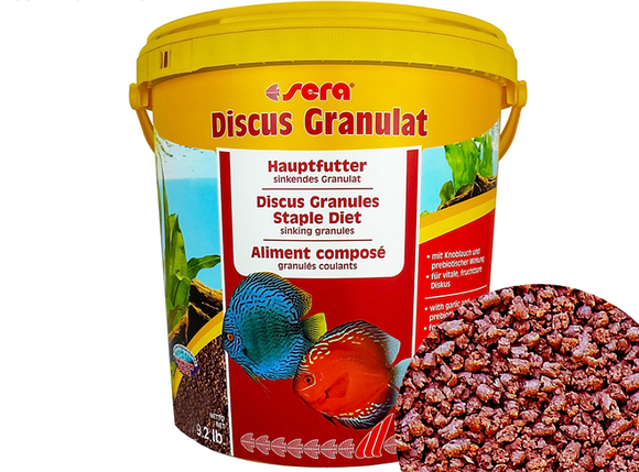 Корм Sera Discus Granulat 200 ml/80 г (РАЗВІС). Корм для дискусів та інших вибагливих акваріумних рибок, фото 1