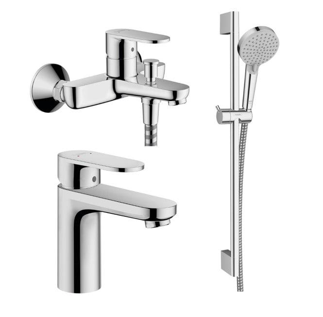 Набір змішувачів для ванни 3 в 1 hansgrohe Vernis Blend 71551111 (71440000, 71551000, 26275000)