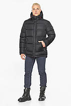 Зимова тепла чоловіча графітова куртка модель 51999, фото 2