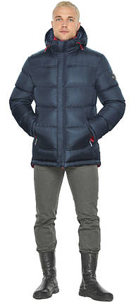Куртка синя чоловіча модна на зиму модель 51999, фото 2