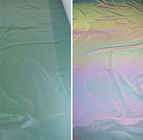 Світловідбивна тканина Хамелеон Темно-зелена 1.3 метра