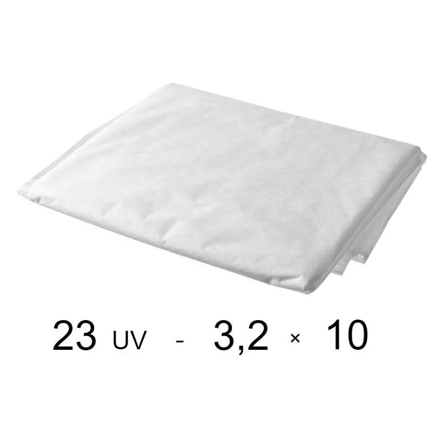Агроволокно для клубники 3.2х10 м Белое, укрывной материал спанбонд от сорняков для грядок 23 г/м2 (TO) - фото 5 - id-p1765320441