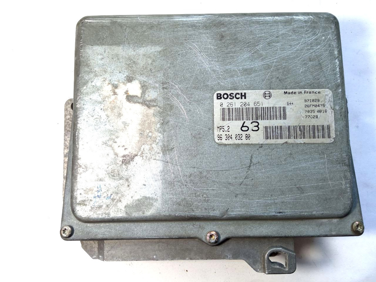 Електронний блок керування PEUGEOT 406 0261204651 / 0 261 204 651 / 9630403280