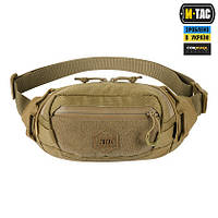 Компактная поясная сумка напашник из Cordura тактическая койот Waist Bag Elite Hex COYOTE