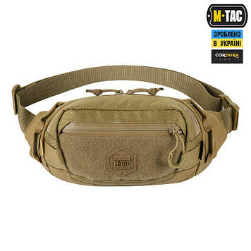 Компактна поясна сумка-напашник із Cordura тактична койот Waist Bag Elite Hex COYOTE