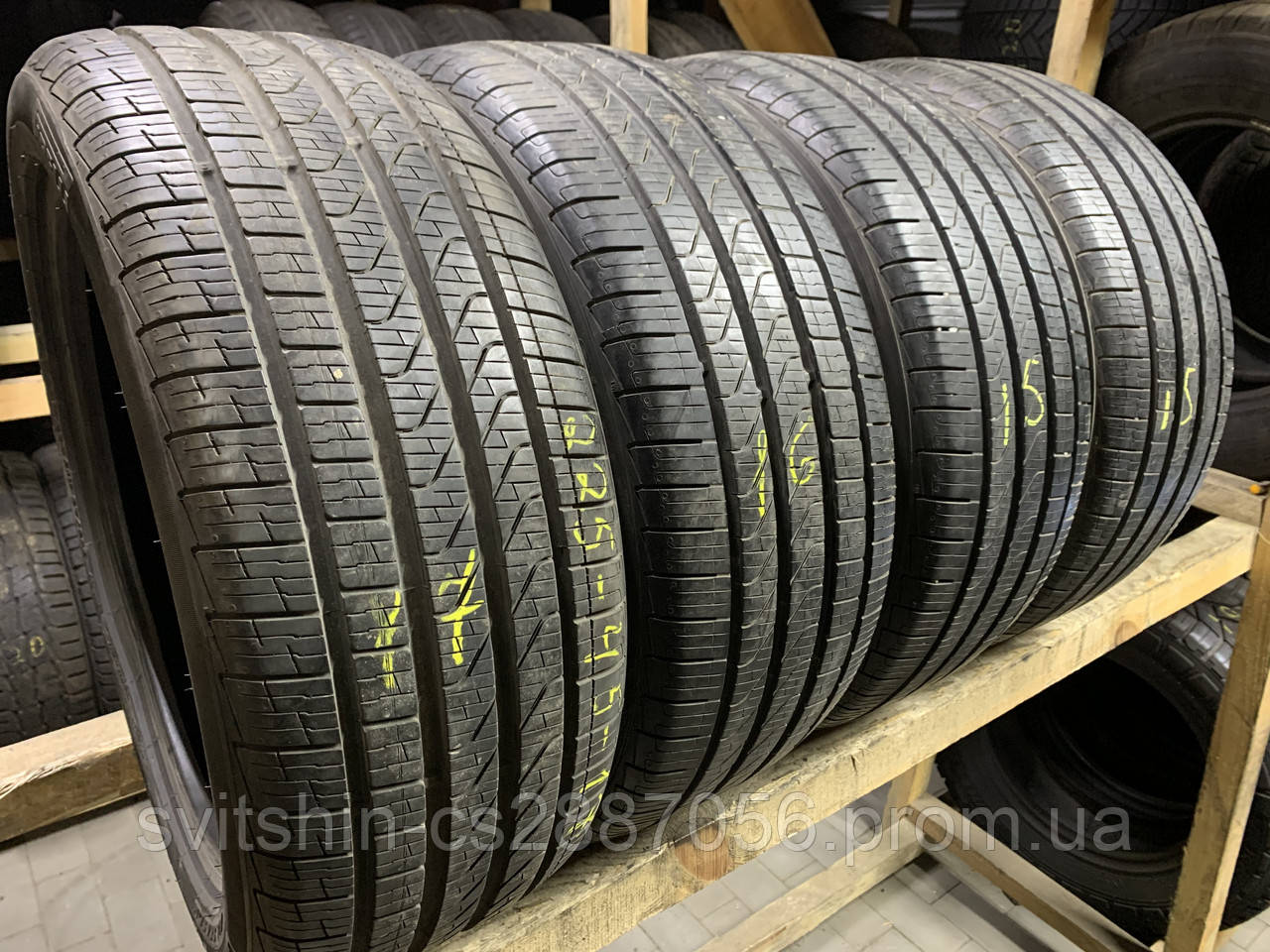 Літні шини 225/45R17 Pirelli Cintyrato P7 7мм 4шт