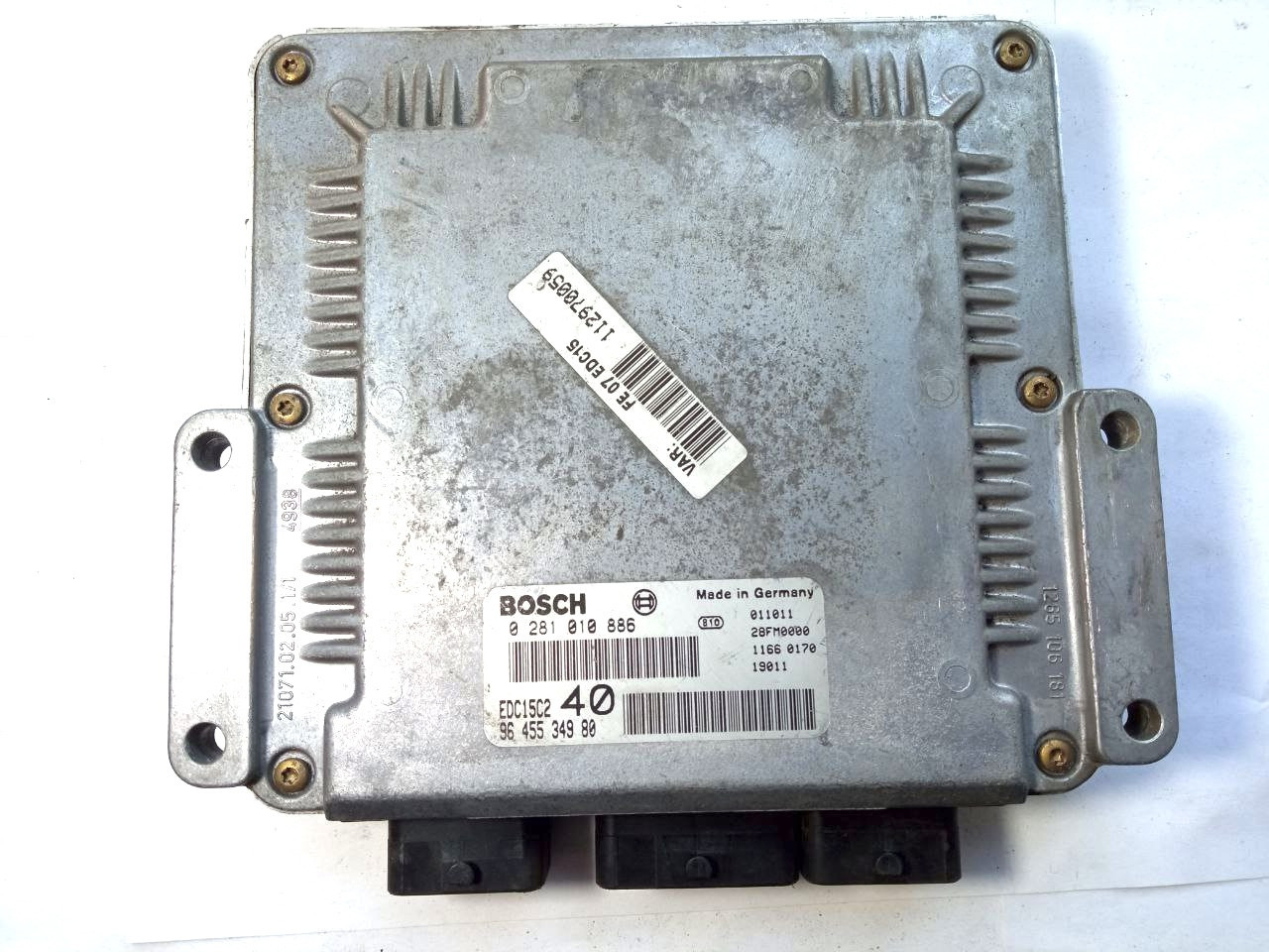 Електронний блок керування Citroen c5 0281010886 / 9645534980 / 0 281 010 886 bosch