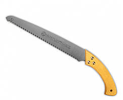 Ножівка садова пряма 350 мм з дерев'яною ручкою POLAX
