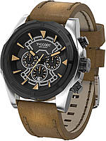 Мужские наручные часы кварцевые классические дизайнерские люминисцентные Miyota Japan 48 мм TC-1010-05 WR 100