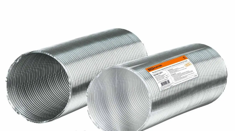 Повітропровід гофрований алюмінієвий d/125 Арт.40059 TDM