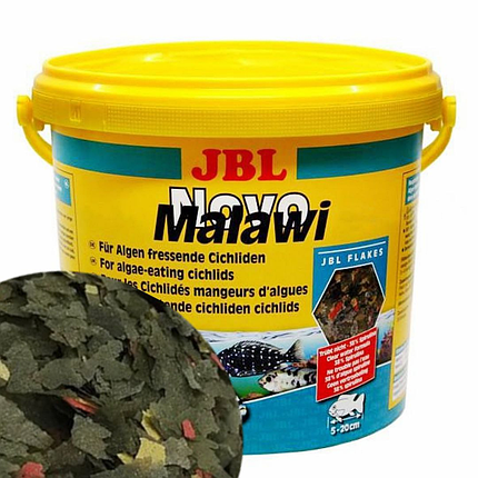 Корм для риб JBL NovoMalawi 500 ml (розвіс). Корм у пластівцях для акваріумних риб, фото 3