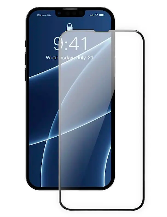 Захисне скло Lux iPhone 13 Mini Чорне, фото 1
