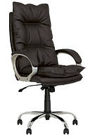 Кресло для компьютера Яппи Yappi Anyfix CHR-68 Eco-30, кресло руководителя в экокоже черного цвета Новый стиль