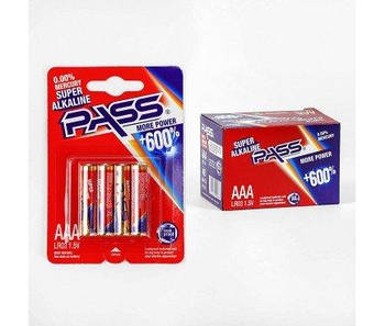 Батарейки "PASS" Alcaline, ціна за 4шт C56889