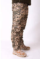 Демисезонные тактические брюки ветро и водооталкивающие Софт Шел - Пиксель ВСУ армейские военные
