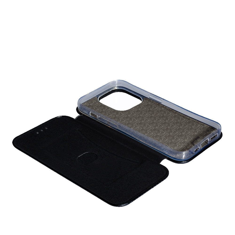 Книжка 360 New Apple iPhone 14 Pro Max, чорний, екокожа, захист від подряпин, фото 1